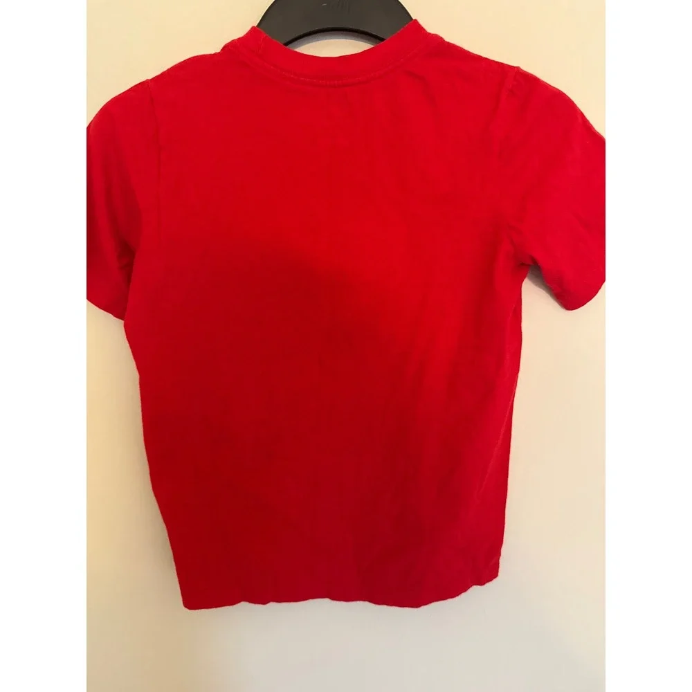 Nike Kids Red Basketball Graphic T-Shirt Nike Air Tee Size Medium